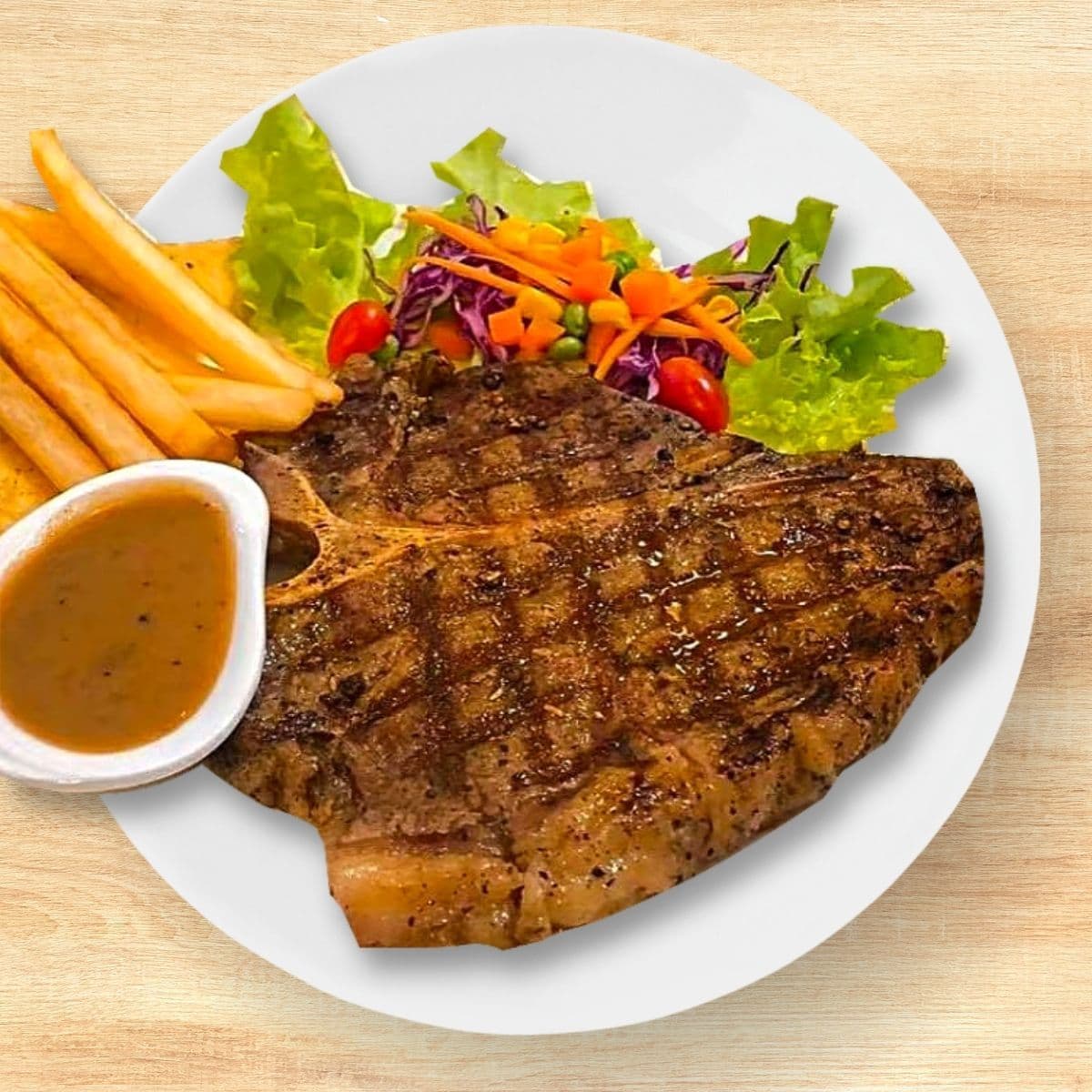 สเต็กเนื้อ